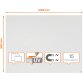 Nobo Infinity randloos whiteboard, staal, magnetisch, 90 x 120 cm