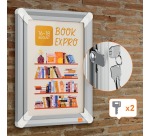 Nobo Premium Plus click frame, aluminum, lockable, size A4