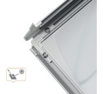 Nobo clicklijst Premium Plus, en aluminium, coins renforcés, ft A3