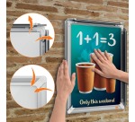 Nobo clicklijst Premium Plus, en aluminium, coins renforcés, ft A3