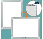 Nobo Premium Plus click frame, aluminum, lockable, size A3