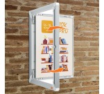 Nobo Premium Plus click frame, aluminum, lockable, size A3