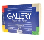 Gallery fiches blanches, ft 10 x 15 cm, uni, paquet de 100 pièces