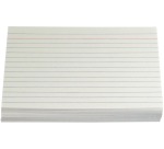 Gallery fiches blanches, ft 10 x 15 cm, ligné