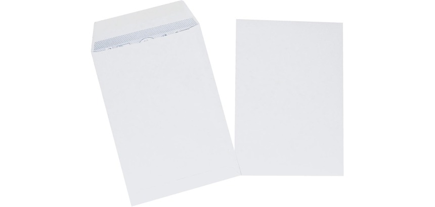 La Couronne enveloppen, Ft 162 x 229 mm, met strip, zonder venster, 90 gr, doos van 500 stuks