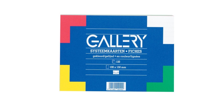 Galerie farbige Karten, ft 10 x 15 cm, Packung mit 120 Stück