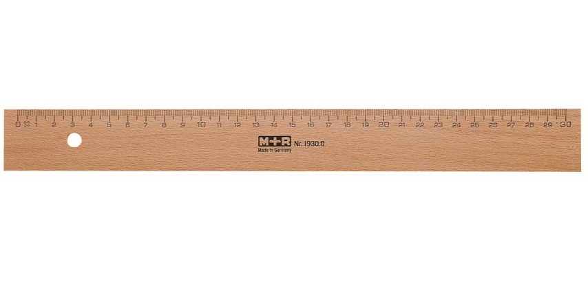 M+R latte en bois, 30 cm