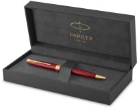 Parker Sonnet stylo à bille, rouge/or, moyenne, en boîte-cadeau