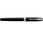 Parker Sonnet Matte Black Lacquer CT Medium Fountain Pen