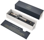 Stylo bille Parker IM Brushed Metal GT Medium
