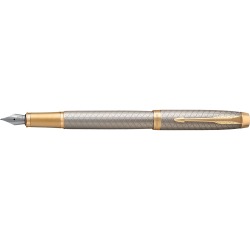 Parker IM Premium Warm Grey GT Fountain Pen F