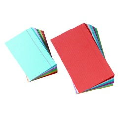 Gallery fiches colorées ft 12,5 x 20 cm, avec lignes