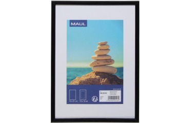 MAULart photo frame 15x21cm plastic black frame