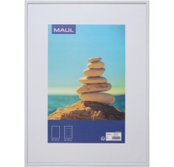 MAULart Bilderrahmen 30x40cm Kunststoff weißer Rahmen