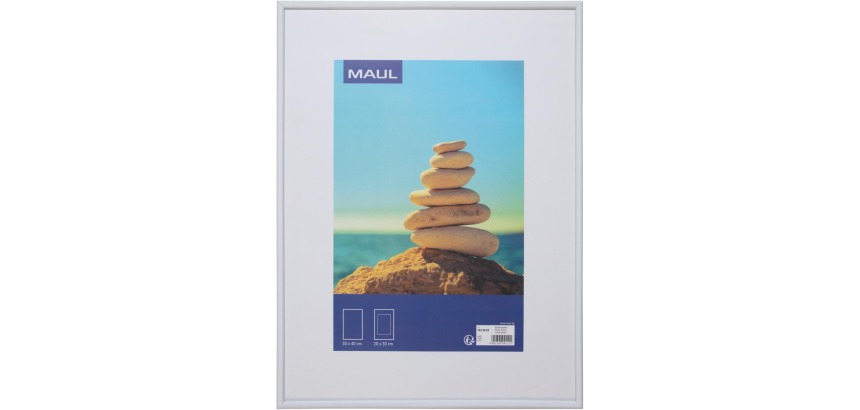 MAULart photo frame 30x40cm plastic white frame