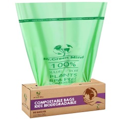 Mr Green Mind biodegradable trash bag 43x46cm 10L Dispenser 140 pieces