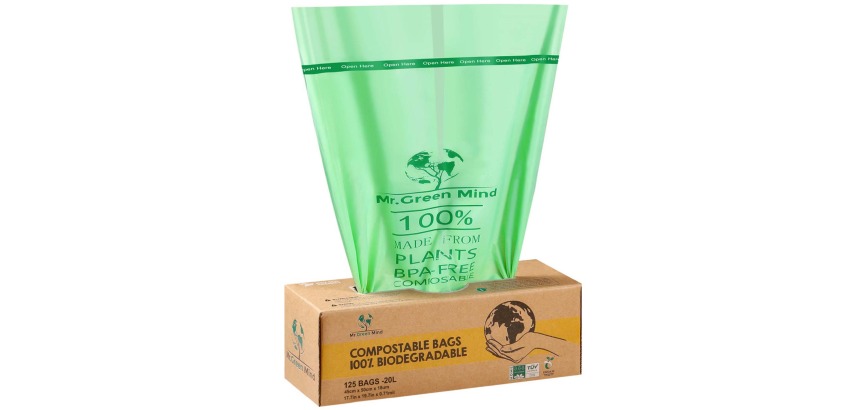Bio trash bag Mr Green Mind 45x50cm 20L Dispenser 125 pieces