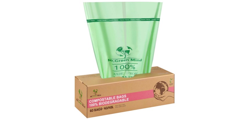 Mr Green Mind Bio Trash Bag 55x76cm 40-45L Dispenser 60 bags