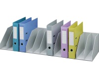 Paperflow sorteervak met vaste tussenschotten, 13 vakken, breedte 111,5 cm