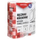 OFFICE products keukenpapier, 2 laags, 50 vellen, pak van 2 rollen
