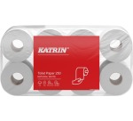 Katrin toiletpapier, 2-laags, 250 vel, pak van 8 rollen