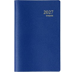 Brepols agenda Delta Genova 6 langues, bleu 2027