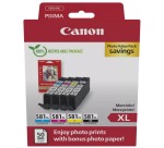 Canon photo value pack CLI-581 XL, 170 - 520 photos, OEM 2052C006, 4 colors