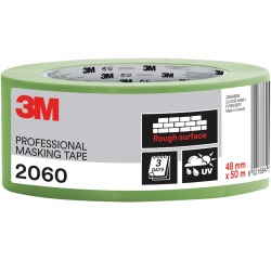 3M ruban de masquage professionnel, pour surfaces irrégulières, ft 48 mm x 50 m, vert