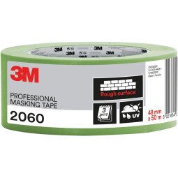 3M ruban de masquage professionnel, pour surfaces irrégulières, ft 48 mm x 50 m, vert