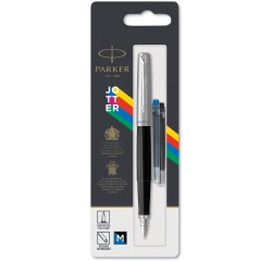 Parker Jotter Original Black Fountain Pen CT M blister