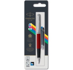 Parker Jotter Original CT M Red Fountain Pen Blister
