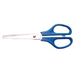 Bouhon schaar, ft 16 cm, rechts, scherpe punt, RVS, blauw