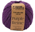 Graine Créative Makrameeschnur, ft 2,5 mm x 80 m, violett