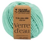 Graine Créative Macramé touw, ft 2,5 mm x 80 m, muntgroen