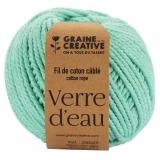 Graine Créative Corde en macramé, ft 2,5 mm x 80 m, vert d'eau