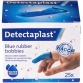 Detectaplast vingerbobs, rubber, latexvrij, blauw, pak van 25 stuks