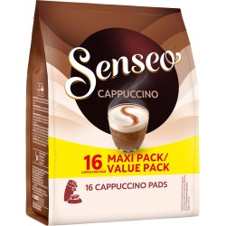 Senseo cappuccino, sachet de 16 dosettes de café