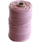 Macramétouw twine thick van 70 m, lichtroze