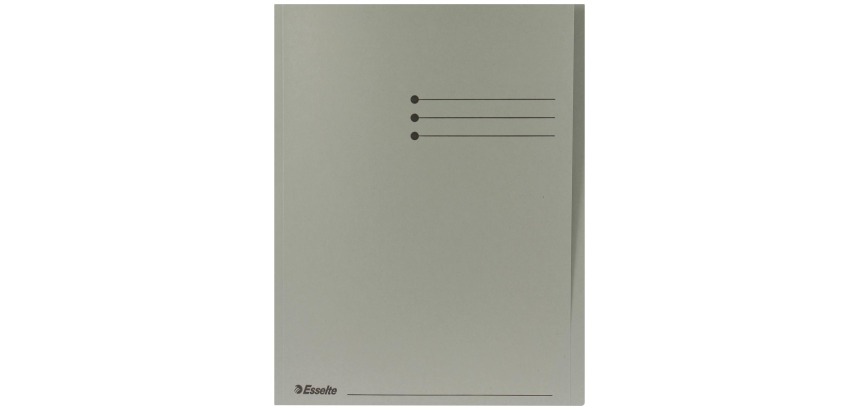 Esselte grey filing folder, pack of 100 pieces