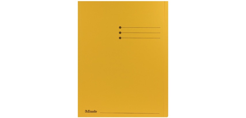 Esselte chemise de classement, jaune, paquet de 100 pièces