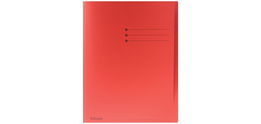 Esselte chemise de classement rouge, paquet de 100 pièces