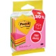 Post-it Notes kubus ft 76 mm x 76 mm, Neon, blok van 325 + 65 vel gratis, op blister