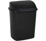 Swing lid trash can 15 L, black