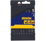 Irwin jeu de forets à métaux - bois - pierre, 9 pièces
