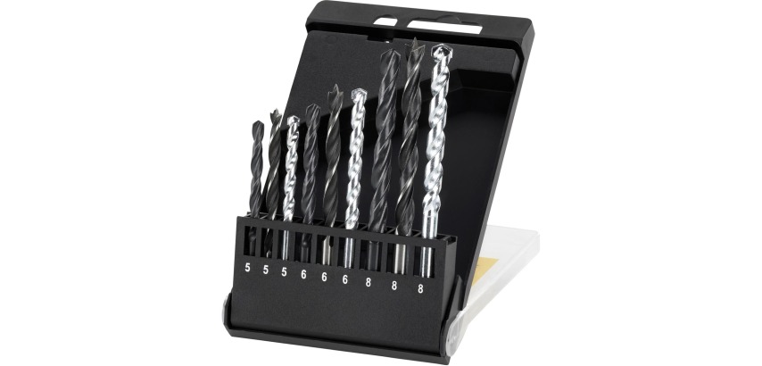 Irwin Metal - Wood - Masonry Drill Bit Set, 9 Pieces