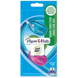 Paper Mate dérouleur de correction Dryline I-Mini, blister de 3 pièces