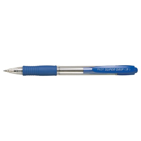 Pilot balpen Super Grip blauw