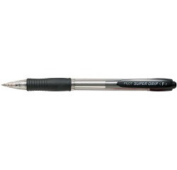 Pilot stylo bille Super Grip, noir