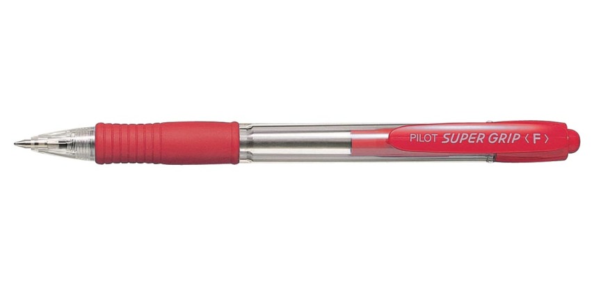 Pilot balpen Super Grip rood