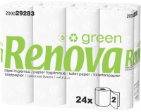 Renova Green Toilettenpapier, 2-lagig, 130 Blätter, Packung mit 96 Rollen